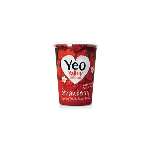 Yeo Valley Organic Yogurt Strawberry 450g
