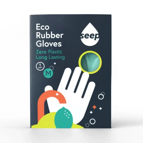 Seep Rubber Gloves Medium (FSC) 12 * 1pcs