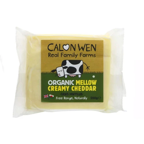 Calon Wen Mellow Creamy Cheddar Cheese 200g