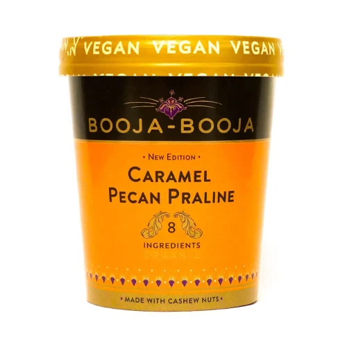 Booja Booja Caramel Pecan Praline Ice Cream 6 * 465ml