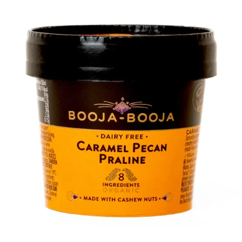 Booja Booja Caramel Pecan Praline Ice Cream 22 * 110ml