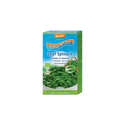 Natural Cool Leaf Spinach Portions Demeter 450g