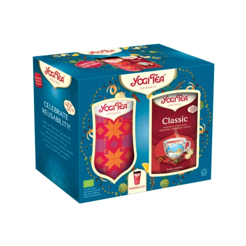 Yogi Tea Thermos Cup Bundle Gift Pack 6 * 1 pack