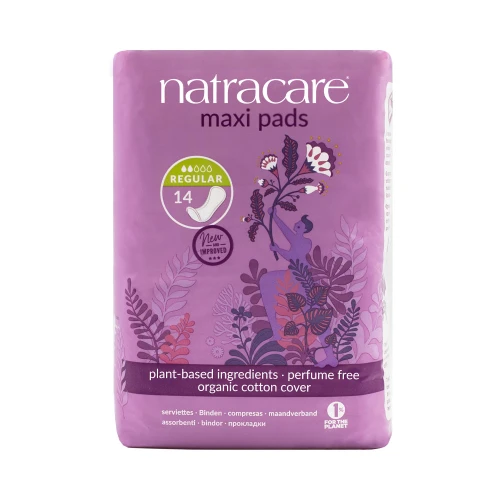 Natracare Regular Natural Pads 12 x 14