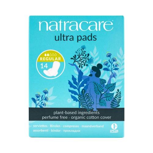 Natracare Ultra Pad with wings 12 x 14