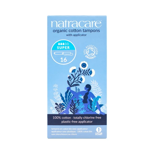 Natracare Super Applicator Tampons 12 x 16