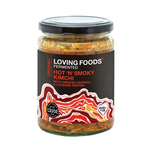Loving Foods Kimchi - Hot N Smoky 6 * 475g