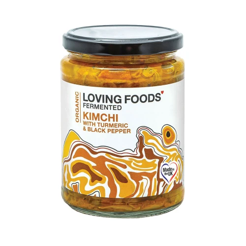 Loving Foods Kimchi - Turmeric & Black Pepper 6 * 475g