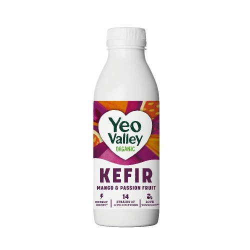 Yeo Valley Organic Kefir Drink - Mango & Passionfruit 6 * 500ml