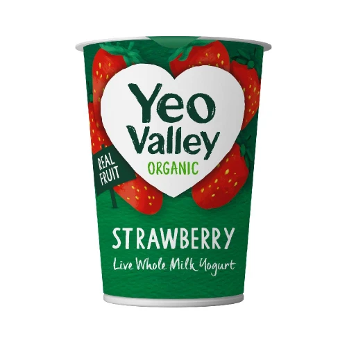 Yeo Valley Organic Yogurt Strawberry 450g