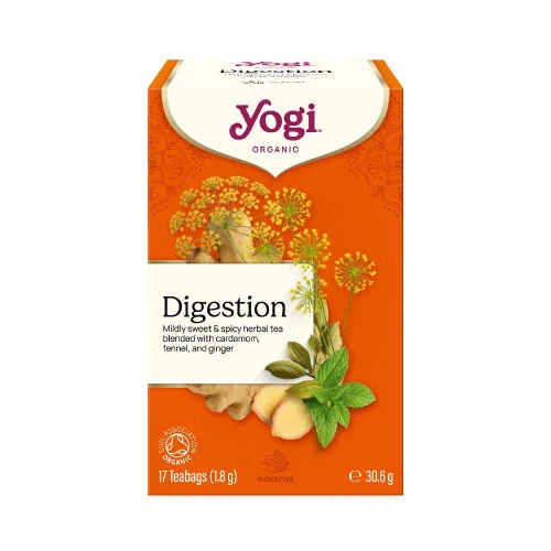 Yogi Tea Digestion Stomach Ease 17 bags Org