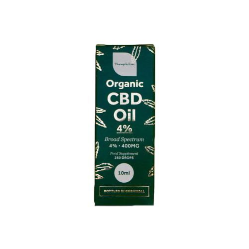Themptation CBD Oil 4% in Raw Cold Pressed Hemp Oil