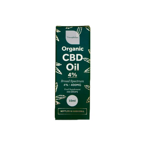 Themptation CBD Oil 4% in Raw Cold Pressed Hemp Oil