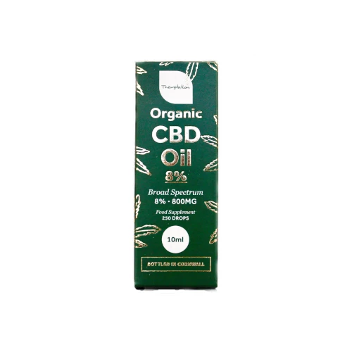 Themptation CBD Oil 8% in Raw Cold Pressed Hemp Oil
