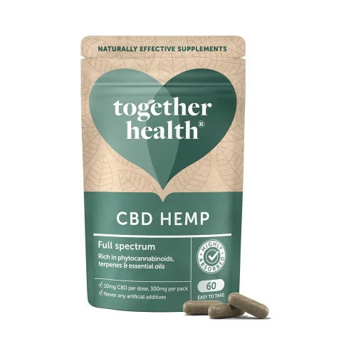 Together Health CBD Hemp Capsules Food Supplement 5 * 60pcs