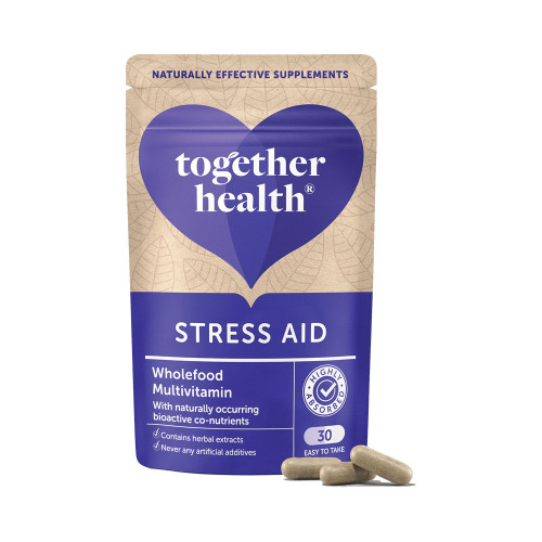 Together Health Stress Aid Multi Vitamin & Herbal Complex Food Supplement 6 * 30pcs