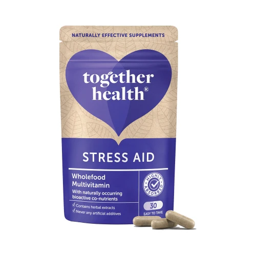 Together Health Stress Aid Multi Vitamin & Herbal Complex Food Supplement 6 * 30pcs