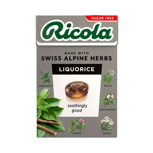 Ricola Liquorice Box Sugar Free 20 * 45g