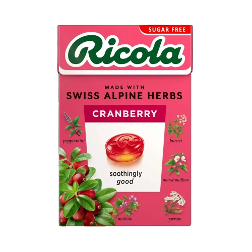 Ricola Cranberry Box Sugar Free 20 * 45g