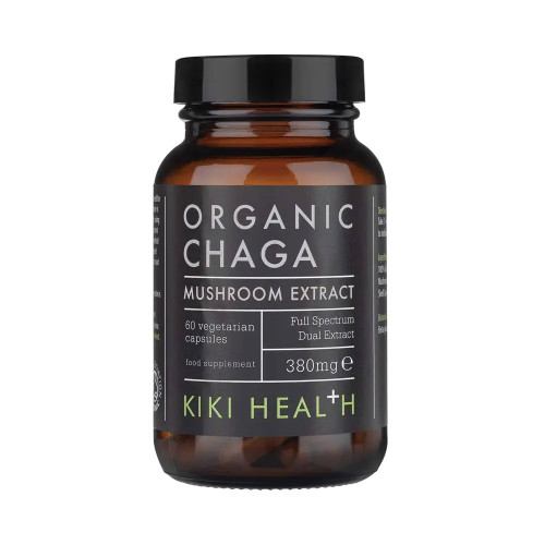 KIKI Health Mushroom Extract - Chaga - 60 Vegicaps 1 x 60cap