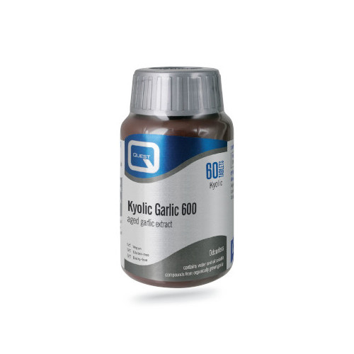 Quest Kyolic 600 Odourless Garlic 60 Tablets