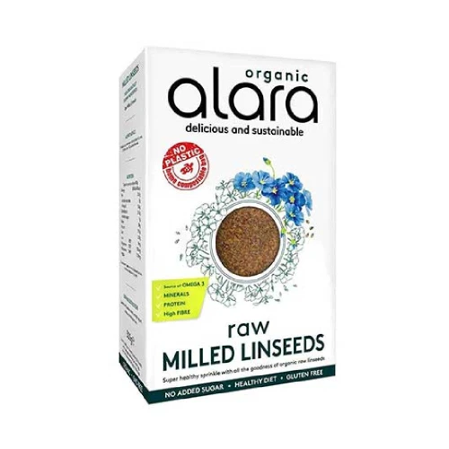 Alara 100% Raw Milled Linseed 6 x 500g