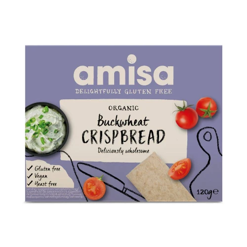 Amisa Organic Buckwheat Crispbread 120g