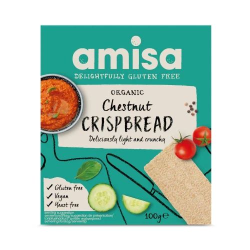 Amisa Organic Chestnut Crispbread 100g