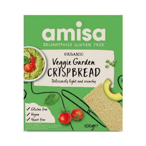 Amisa Organic Veggie Garden Crispbread