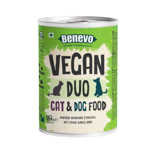 Benevo Benevo Duo Moist Vegan Cat And Dog Food Tins 369g