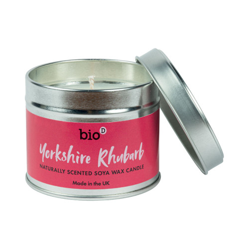bio D Yorkshire Rhubarb Naturally Scented Soya Wax Candle 160g