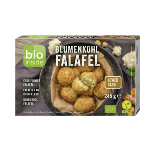 Bio Inside Organic Frozen Cauliflower Falafel 245g