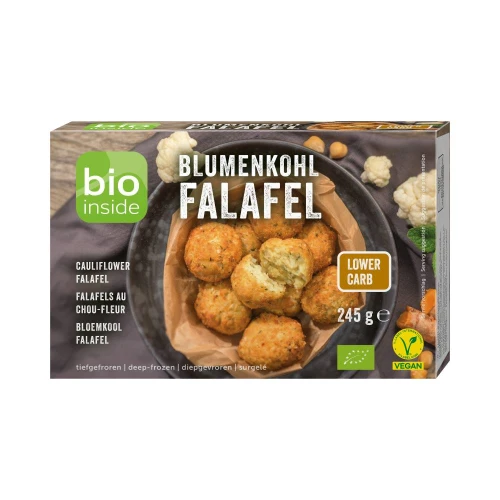 Bio Inside Organic Frozen Cauliflower Falafel 245g