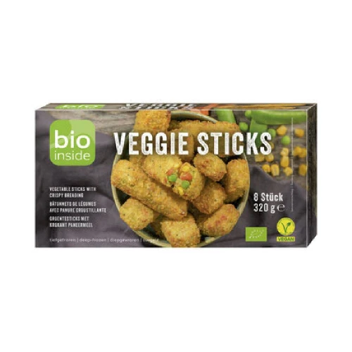 Bio Inside Organic Frozen Veggie Sticks 320g