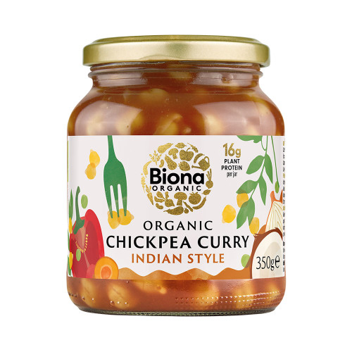 Biona Organic Chickpea Coconut Curry &acirc; 350g