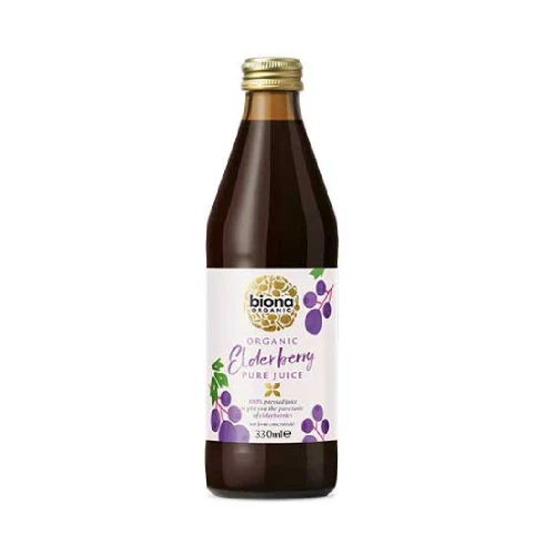 Biona Organic Elderberry Pure pressed juice 330ml