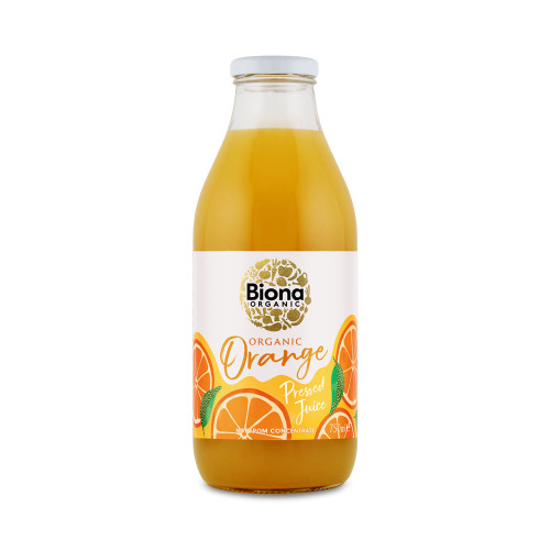 Biona Organic Orange Pressed Orange Juice 750ml