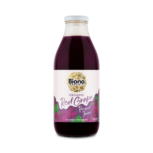 Biona Organic Pressed Red Grape Juice 750ml
