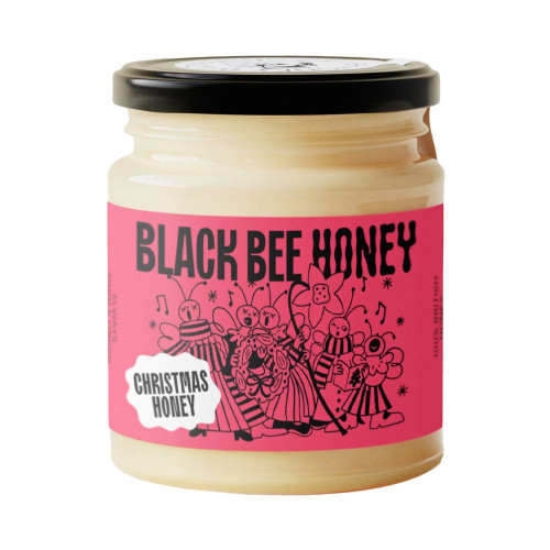 Black Bee Honey Christmas Honey 227g