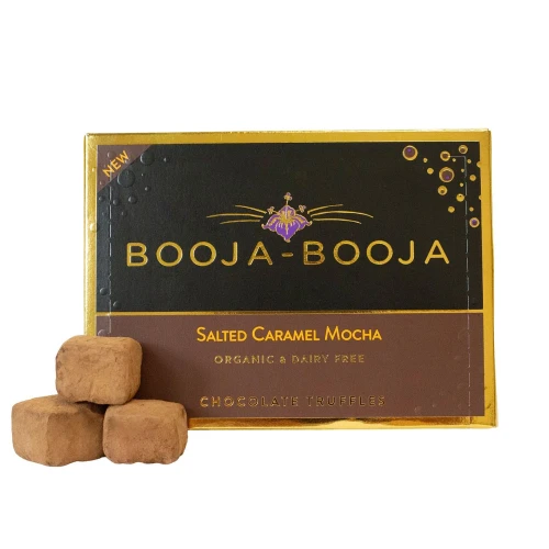 Booja-Booja Organic Salted Caramel Mocha Chocolate Truffles 92g