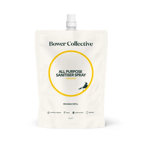 Bower Collective All Purpose Sanitiser Spray - Pineapple Refill 1ltr