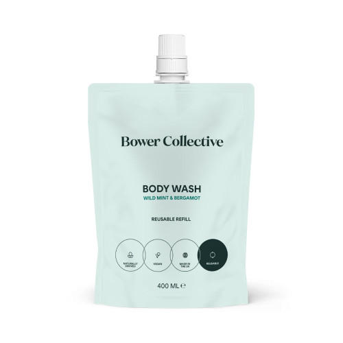 Bower Collective Wild Mint & Bergamot Body Wash 400ml