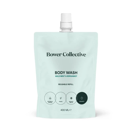 Bower Collective Wild Mint & Bergamot Body Wash 400ml
