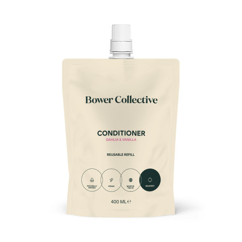 Bower Collective Dahlia & Vanilla Conditioner Reuseable Refill 400ml