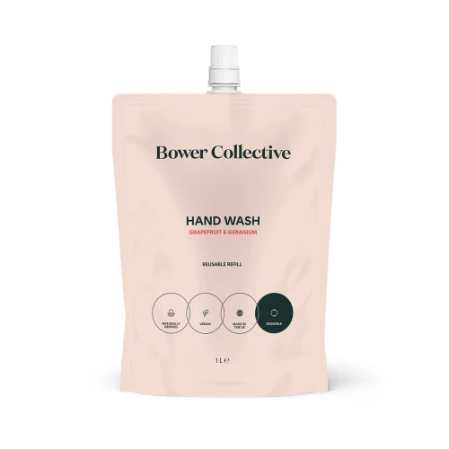 Bower Collective Grapefruit & Geranium Hand Wash Reuseable Refill 1l