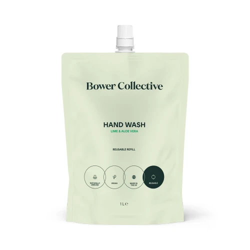 Bower Collective Lime & Aloe Vera Hand Wash Reuseable Refill 1l
