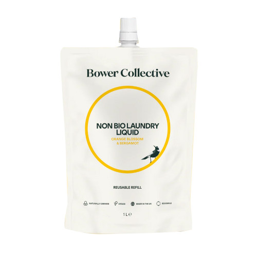 Bower Collective Non-Bio Laundry Liquid Orange Blossom & Bergamot Refill 1L