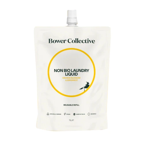 Bower Collective Non-Bio Laundry Liquid Orange Blossom & Bergamot Refill 1L