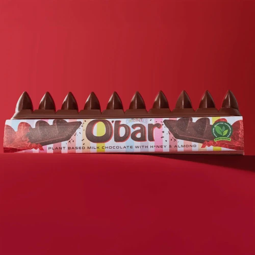Catherine's Originals O'Bar Plant Based Milk Chocolate Bar with Honey & Almonds 200g