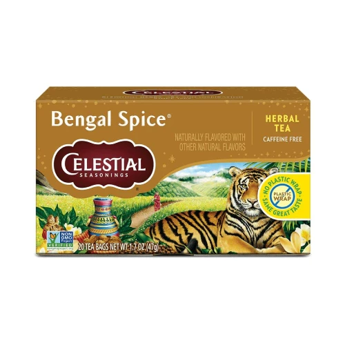 Celestial Seasonings Bengal Spice Herbal Tea 20 Teabags 47g